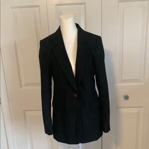 H&M Black Blazer Professional Tailored Suit Jacket